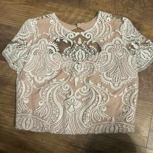 Elegant White Lace Blouse